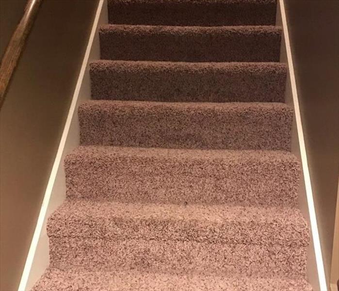 New carpeting to stairs 