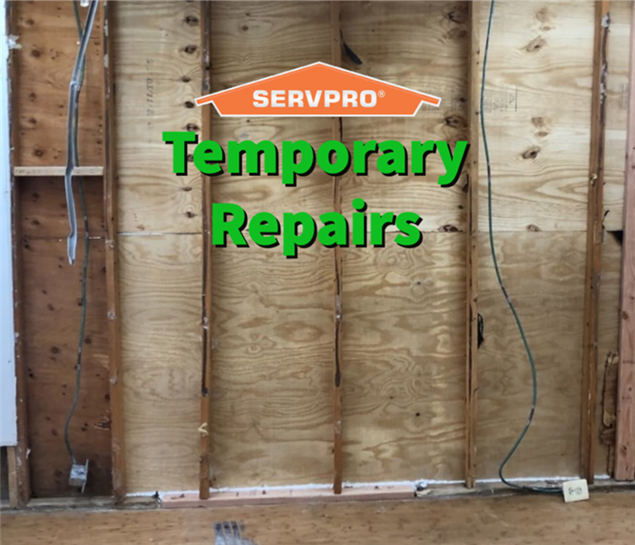 Temporary repairs performed by the professionals at SERVPRO of South Cobb