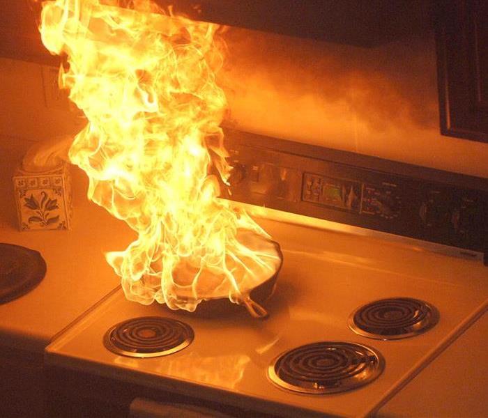 Kitchen grease fire  
