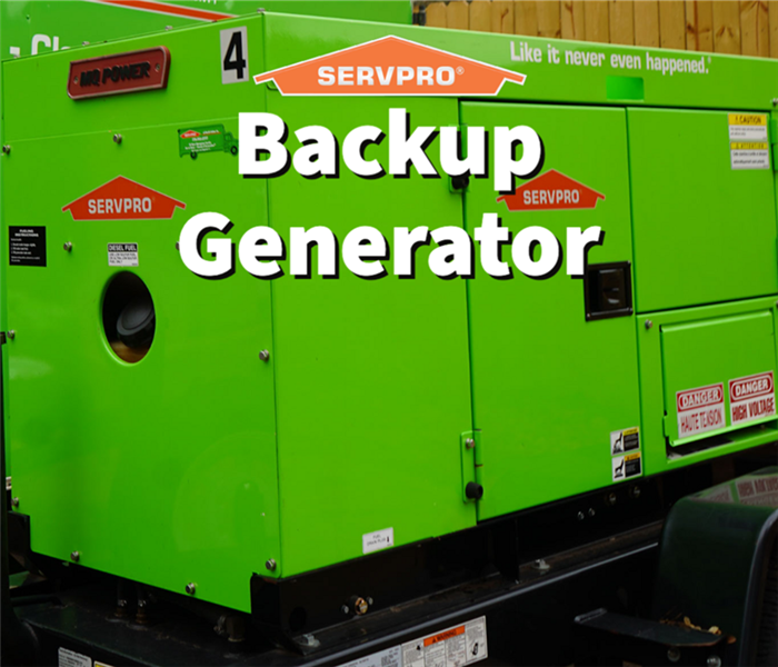 A SERVPRO Backup Generator